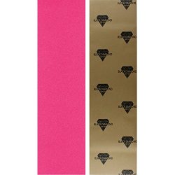 Black Diamond Longboard Skateboard Grip Tape Sheet (pink)