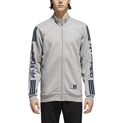 adidas Skateboarding Men’s Quarzo Fleece Zip Medium Grey Heather X-Large