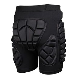 Adult 3D Hip EVA Padded Short Protective Gear for Skiing Skating Snowboard Impact Protection (XL)