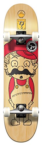 Yocaher Retro Series Complete Skateboards Standard Skateboard Pro Cruiser (Stache)