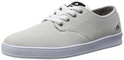 Emerica Men’s The Romero Laced Skate Shoe, White/Gum, 9 M US