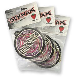 Sex Wax Air Freshener (3-Pack, Strawberry)