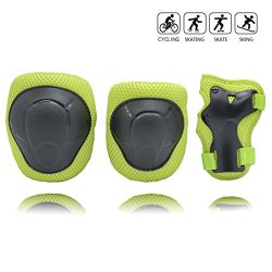 Chansea Kids/Child Cycling Inline Roller Skating Knee Pads Elbow Pads Wrist Guards Protective Ge ...