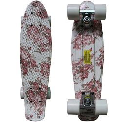 RIMABLE Complete 22″ Skateboard PINKFLOWER