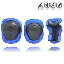 Chansea Kids/Child Cycling Inline Roller Skating Knee Pads Elbow Pads Wrist Guards Protective Ge ...