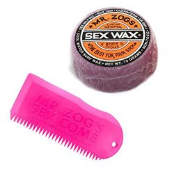 Sex Wax Cool Bar Purple with Comb (Choose Color) (Pink Comb)