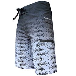 Tormenter Men’s 4×4 Stretch Boardshorts, Gray, 28