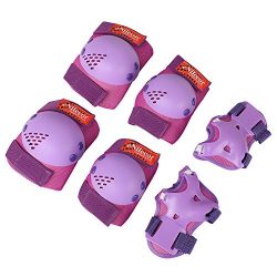 eNilecor Kids Knee Pads, Child Protective Gear Set, Toddler Knee Elbow Pads Wrist Guards for Ska ...