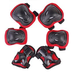 Rayhome Sports Protective Gear Skating Knee Elbow Support Pads Set outdoors Safety Protection fo ...