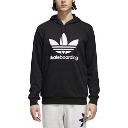 adidas Skateboarding Men’s Clima 3.0 Hoodie Black/White 3 Small