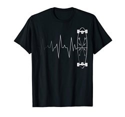 Skateboarding Heartbeat Shirt – Skateboard T-shirt Gift