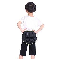 Uboway Kids 3D Padded Hip Protective Shorts Butt Paded Short Pants for Skiing, Skating, Skateboa ...