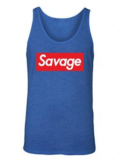 Manateez Men’s Savage Skateboarding Tank Top XXL Royal