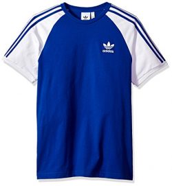 Adidas Men’s Originals 3 Stripes Tee, Collegiate Royal, M