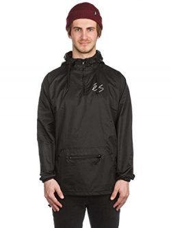 Es Skateboard Coat Packable Anorak Black Size L