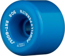 Powell-Peralta “Rat Bones” 60mm 90A Blue Skateboard Wheels (Set of 4)