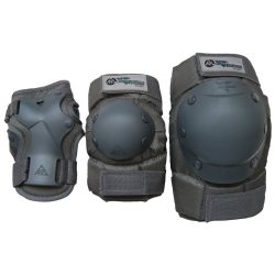 K2 Skate Women’s XT Premium Pad Set, Gray, Small