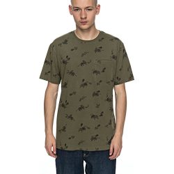 DC Men’s Pilkington Shirt, Vintage Green Tiger Ambush, Large