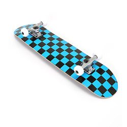 Major-Q Awaken Complete Skateboard Deck Standard Size 31.75″x8″ (Checker BK/BL)