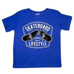 inktastic Skateboard Lifestyle Toddler T-Shirt 3T Royal Blue