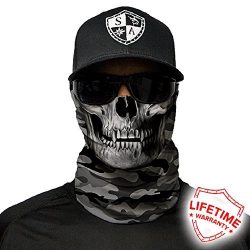 SA Company Face Shield Protect Wind, Dirt and Bugs. Keep Warm. Worn as a Balaclava, Neck Gaiter, ...