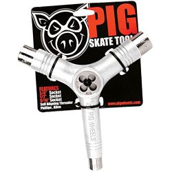 Pig Tri Socket Skate Tool and Threader White