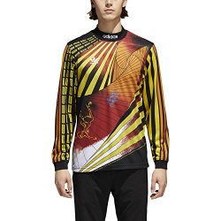 adidas Skateboarding Men’s Na-Kel Jersey Black/Yellow X-Large