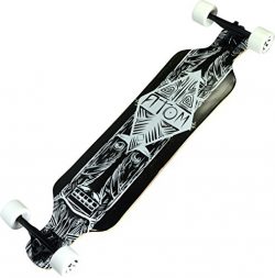 Atom Longboards Atom Drop Deck Longboard – 39″ , Dark Tiki, 39″