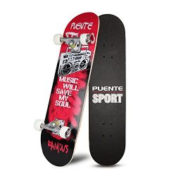 PUENTE Pro Cruiser Complete Skateboard 31 Inch