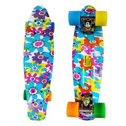 RIMABLE Complete 22″ Skateboard (flower)