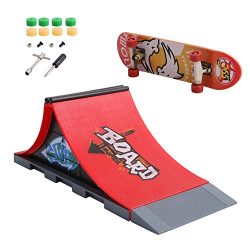 JUA PORROR Skate Park Ramp Parts for Tech Deck Fingerboard Finger Board Ultimate Parks