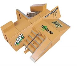 NNDA CO Skate Park Kit,8pcs Skate Park Kit Ramp Parts for Tech Deck Fingerboard Mini Finger Skat ...