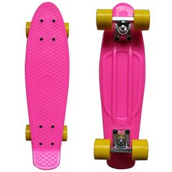 RIMABLE Complete 22″ Skateboard PinkYellow