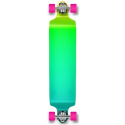 Yocaher Drop Down concave Pro complete longboard Cruiser freestyle skateboard and decks (Complet ...