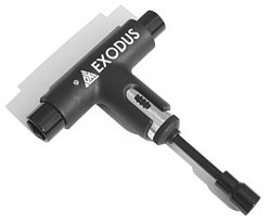 Silver X Exodus Ratchet Skateboard Tool (Black)