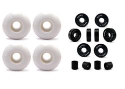 Vj skateshop Skateboard Wheel and Bearings, 52mm Skateboard Wheels w/Abec7 Skateboard Bearings S ...