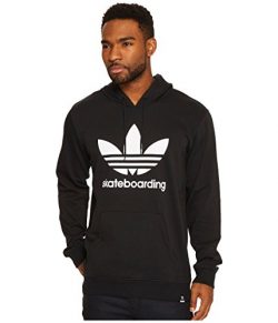 adidas Skateboarding Men’s Clima 3.0 Hoodie Black/White 2 Small