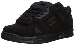 DC Men’s Stag Skate Shoe Sneaker, Black/Black/Black, 7 Medium US