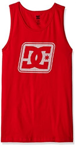 DC Men’s Endleshort Sleeve Tank, Tango Red, M