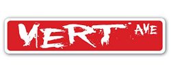 VERT Street Sign Decal Sticker skate skateboarding skates ramp gift skater skateboards gift