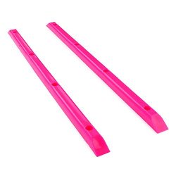 Yocaher Skateboard / longboard Rails Ribs Bones 14.5″ Glow Blue and neon colors (Neon Pink)