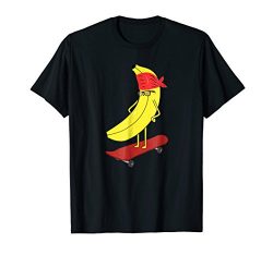 Funny Skateboard T-Shirt Longboard, Penny Board, Banana