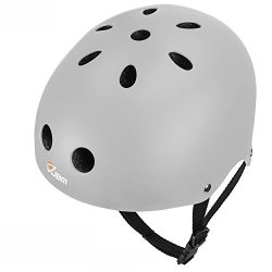 JBM Skateboard Helmet CPSC ASTM Certified Impact resistance Ventilation for Multi-sports Cycling ...