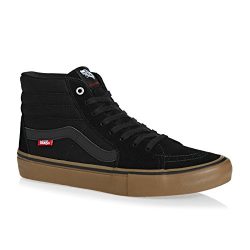 Vans Sk8-Hi Pro Skate Shoe – Men’s Black/Gum, 11.0