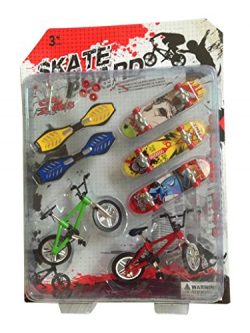 Remeehi Party Favors Educational Finger Toy Mini Finger Sports Skateboards/Bikes/Swing Board wit ...