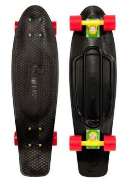 Penny Nickel Complete Skateboard, Rasta, 27″ L