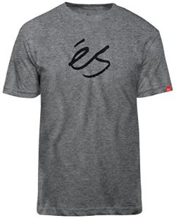 eS Mid Script Tech Short Sleeve T-Shirt Medium Grey Heather