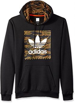 adidas Originals Men’s Skateboarding Camo Blackbird Hoodie, Black/Camo Print/Collegiate Or ...