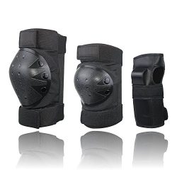 CCTRO Child Youth Adult Knee Pads Elbow Pads Wrist Guards 3 In 2 Protective Gear Set For Multi S ...