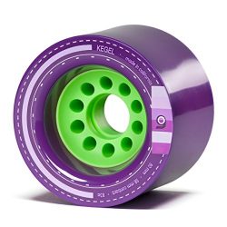 Orangatang Kegel 80 mm 83a Downhill Longboard Skateboard Cruising Wheels w/Loaded Jehu V2 bearin ...